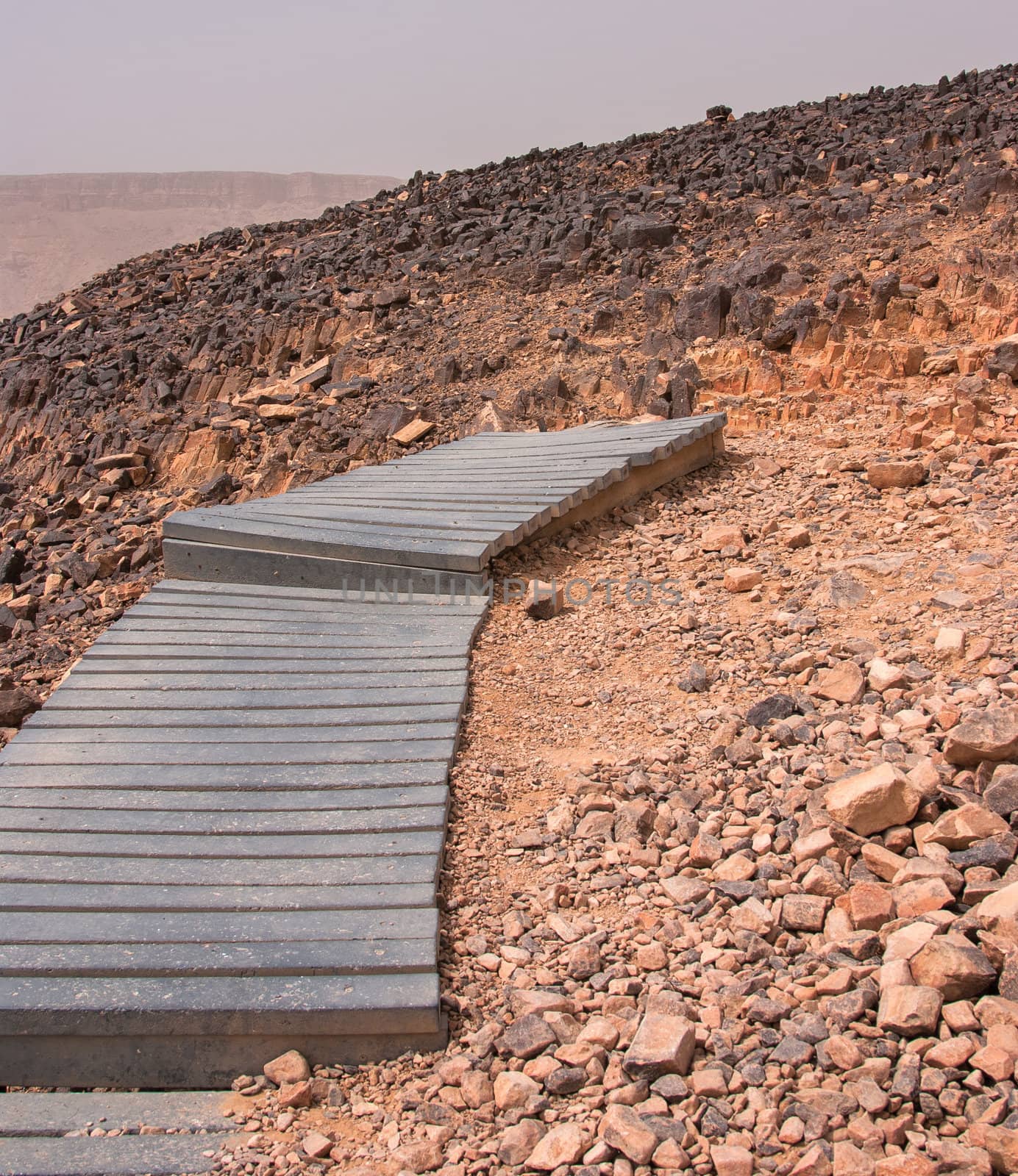 Crater Mizpe Ramon - Negev desert, Israel