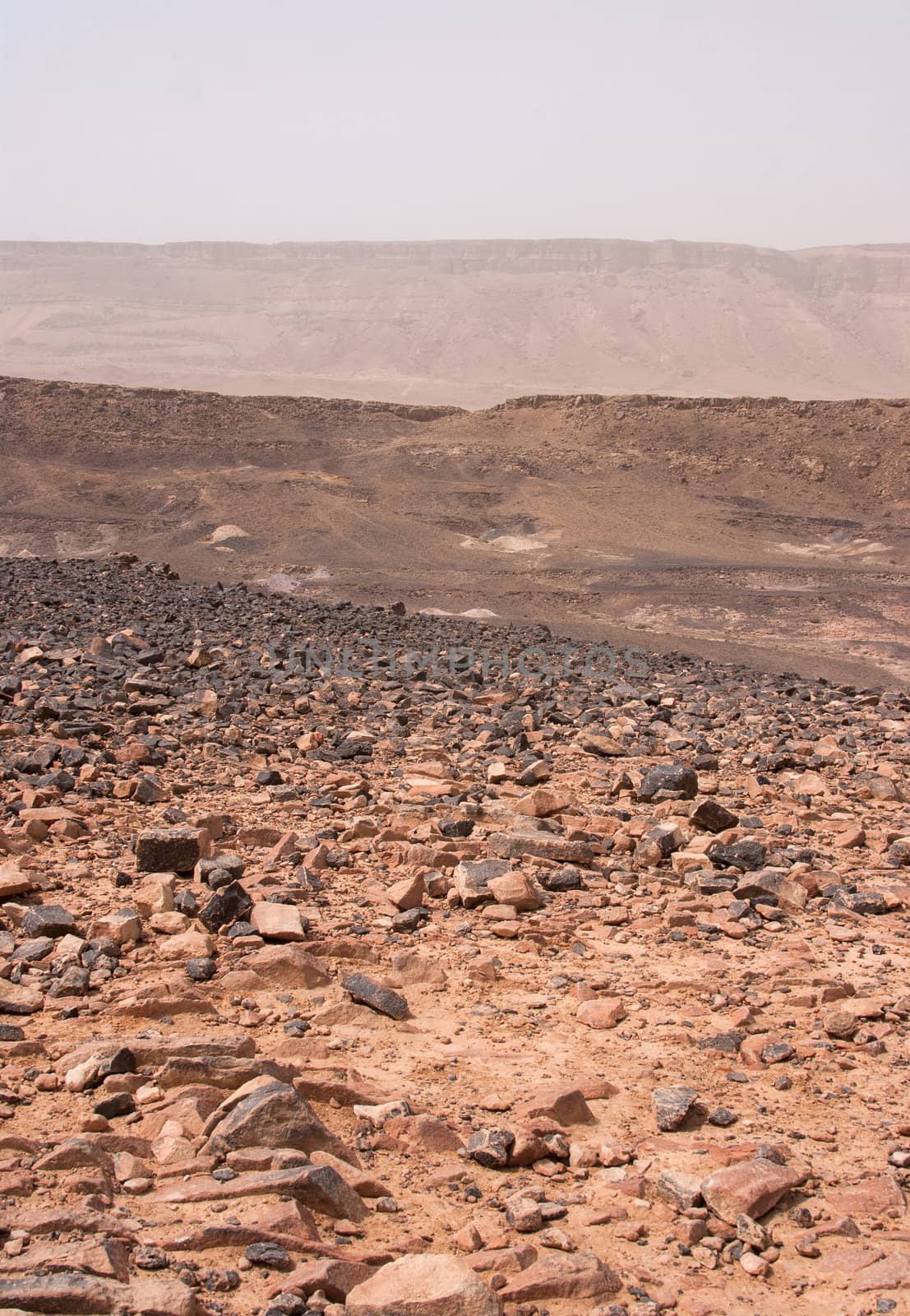 Crater Mizpe Ramon - Negev desert, Israel by Zhukow