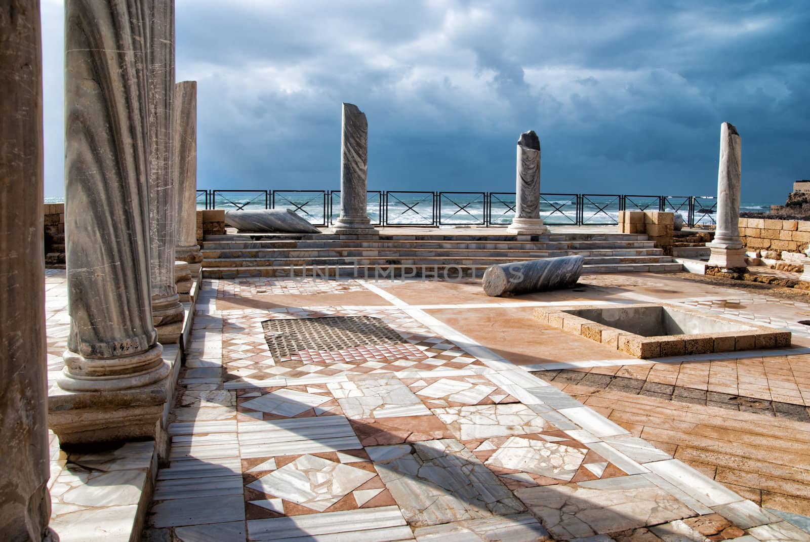 Caesarea park antique of ruins, Israel