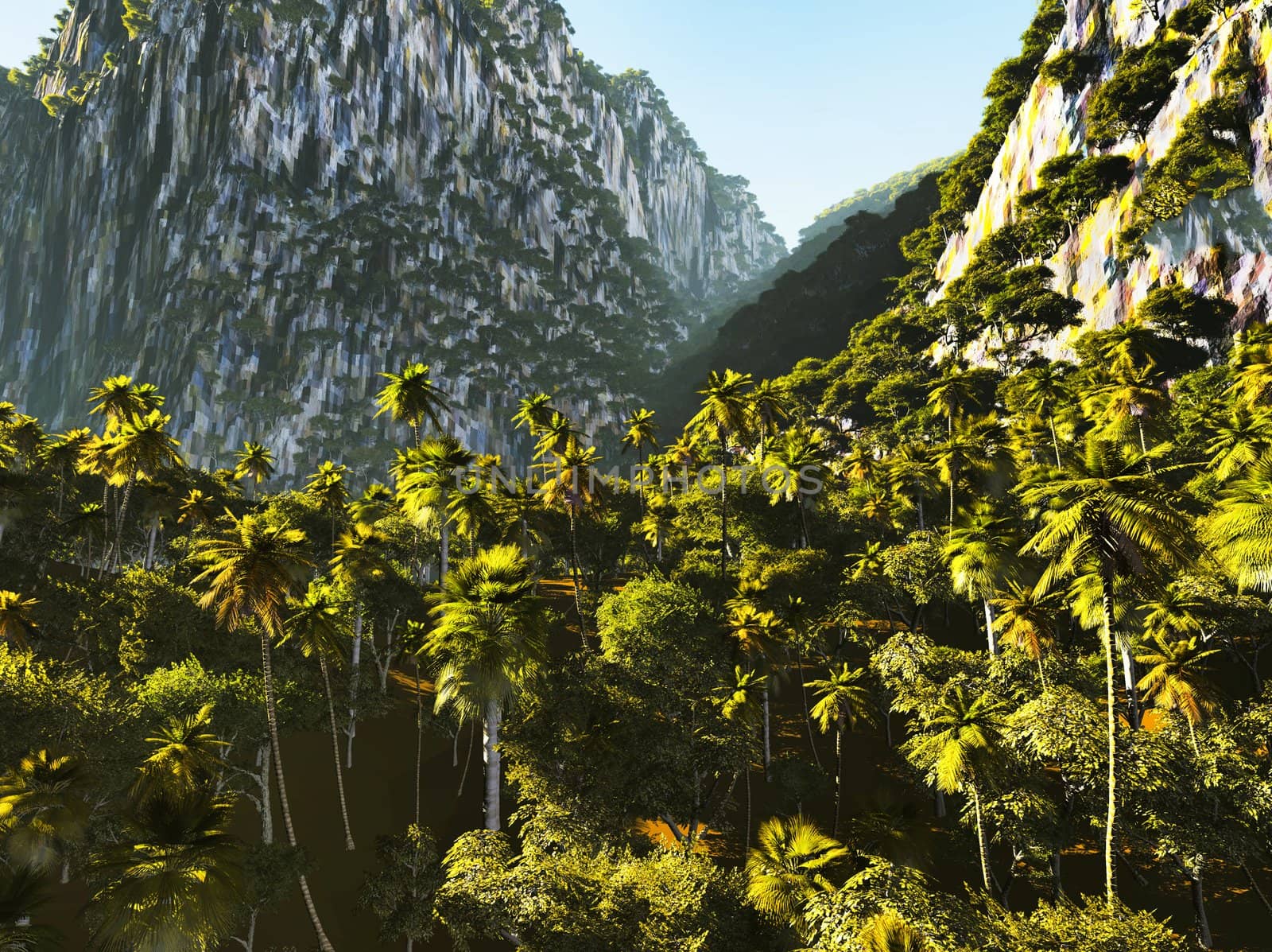 Tropical landscape by andromeda13