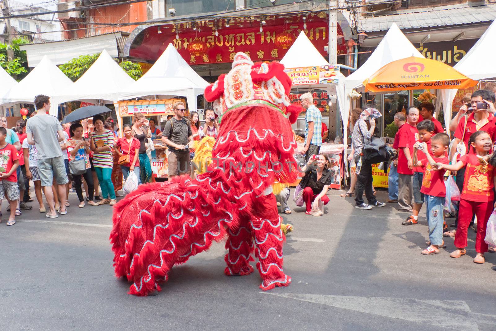 BANGKOK,Chinatown/THAILAND-February 10:Chinese New Year traditions Chinese New Year Celebrations on February 10, 2013 in BANGKOK 