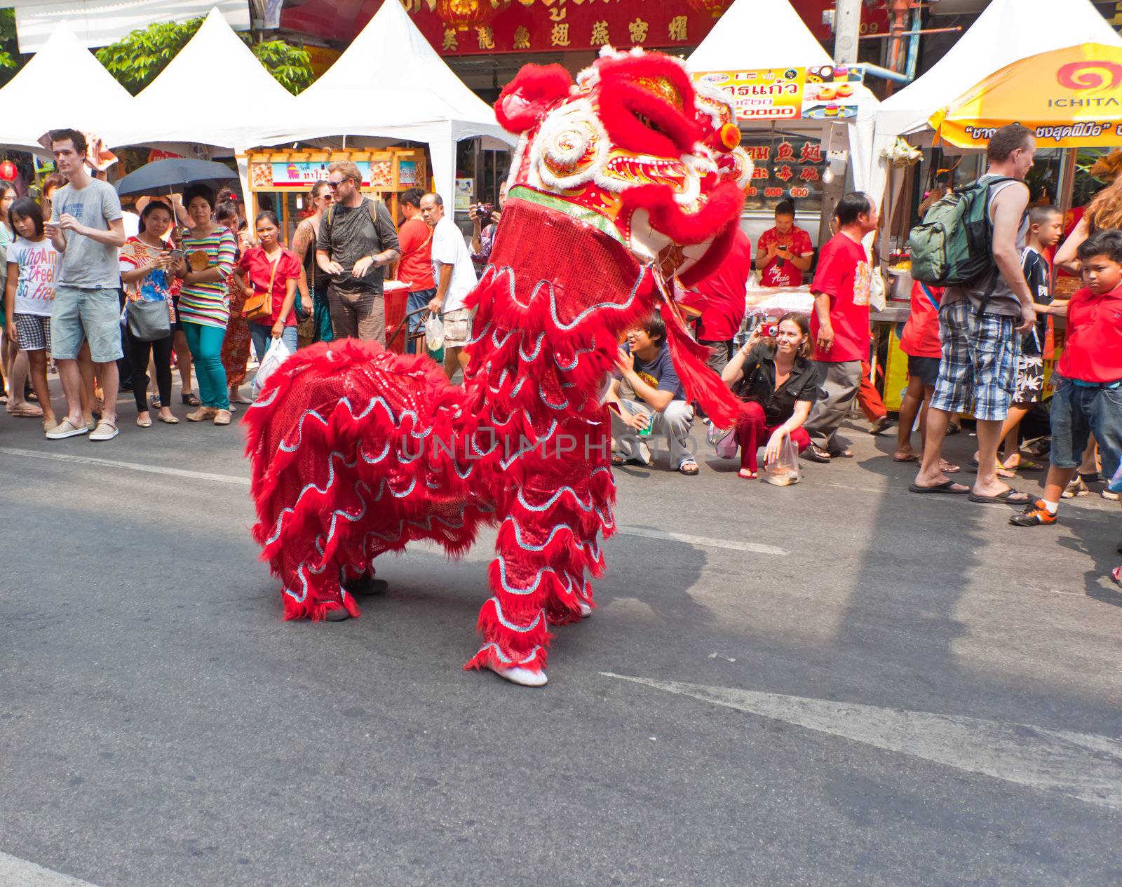 BANGKOK,Chinatown/THAILAND-February 10:Chinese New Year traditions Chinese New Year Celebrations on February 10, 2013 in BANGKOK  by nikky1972