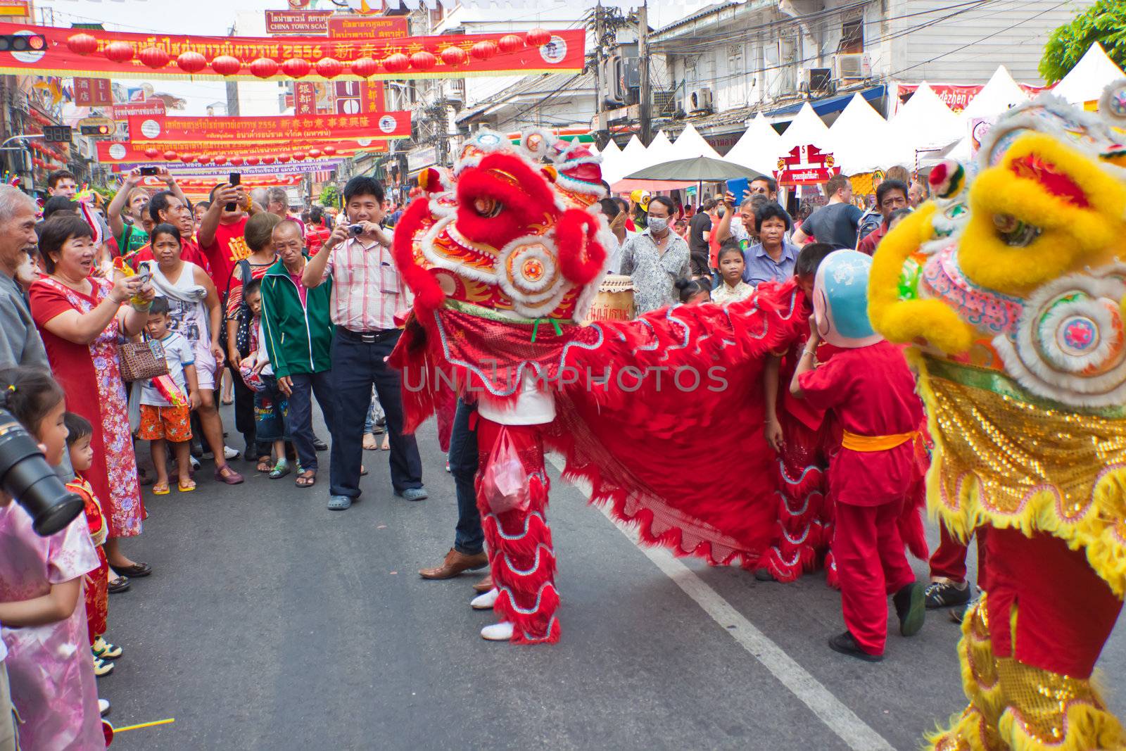 BANGKOK,Chinatown/THAILAND-February 10:Chinese New Year traditions Chinese New Year Celebrations on February 10, 2013 in BANGKOK  by nikky1972