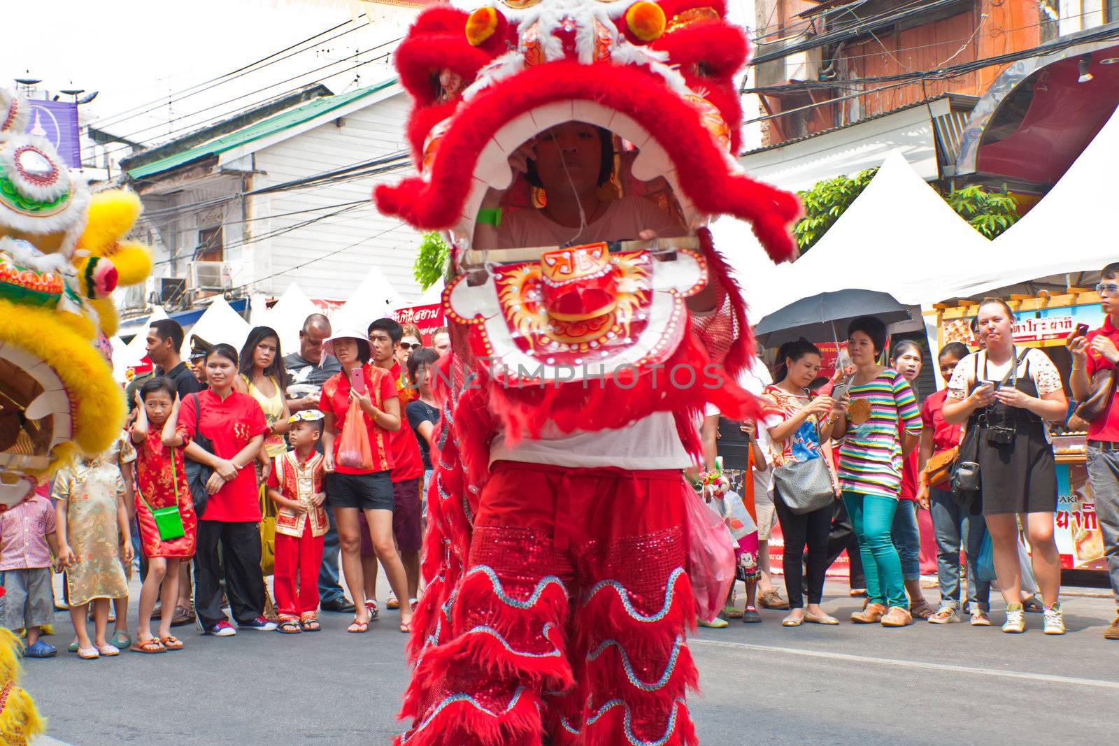 BANGKOK,Chinatown/THAILAND-February 10:Chinese New Year traditions Chinese New Year Celebrations on February 10, 2013 in BANGKOK 