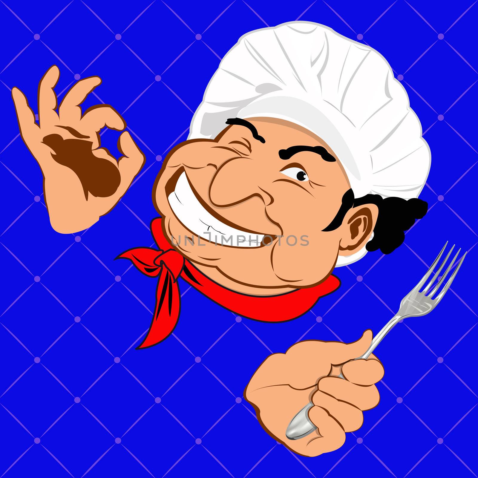 Funny Chef.Best food for gourmet by sergey150770SV