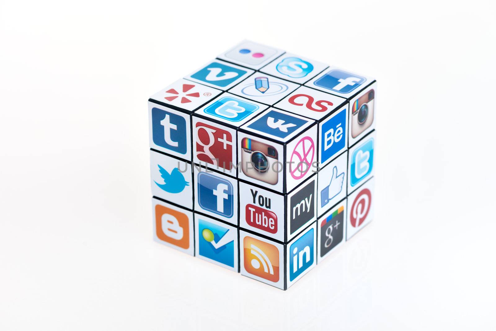 Social Media Rubick's Cube by bloomua