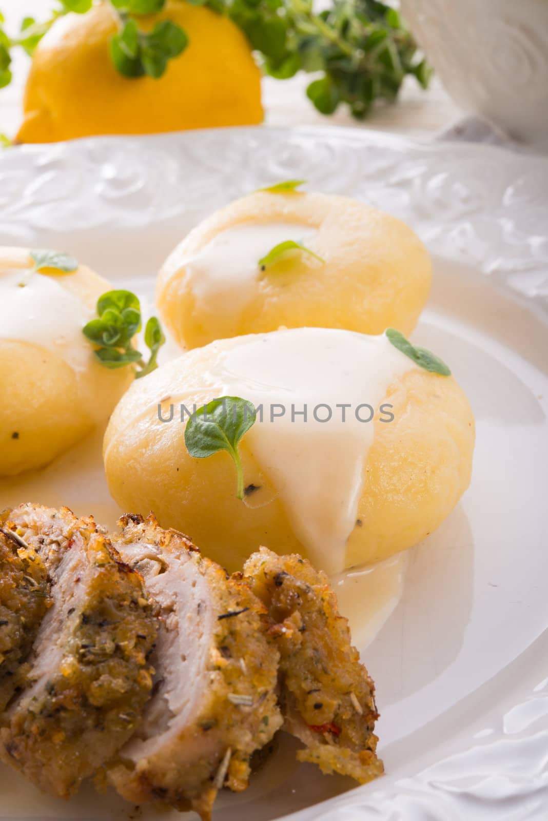 Silesian dumplings