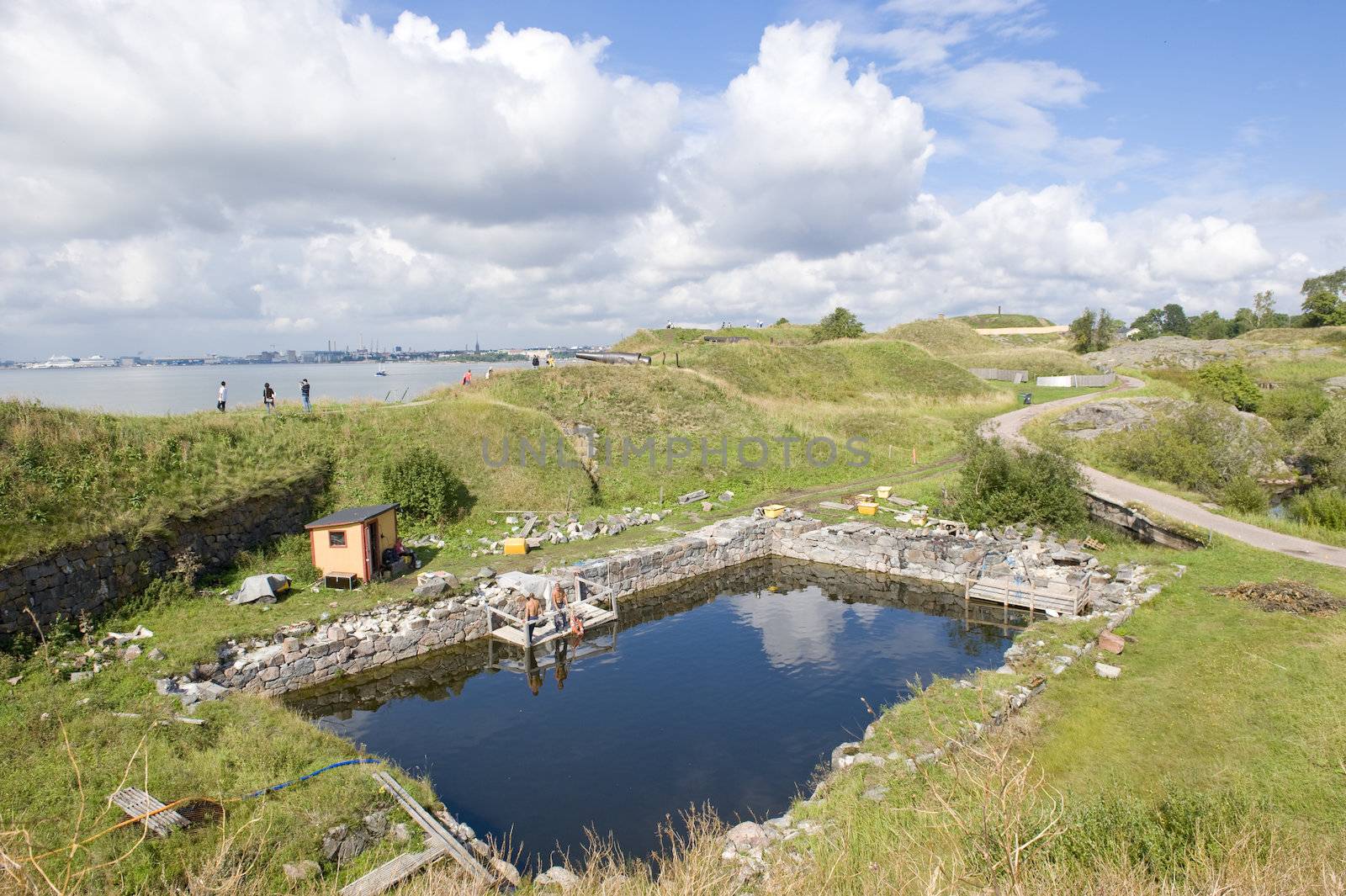 Fortress Sveaborg near Helsinki, Finland. Taken on July 2011.