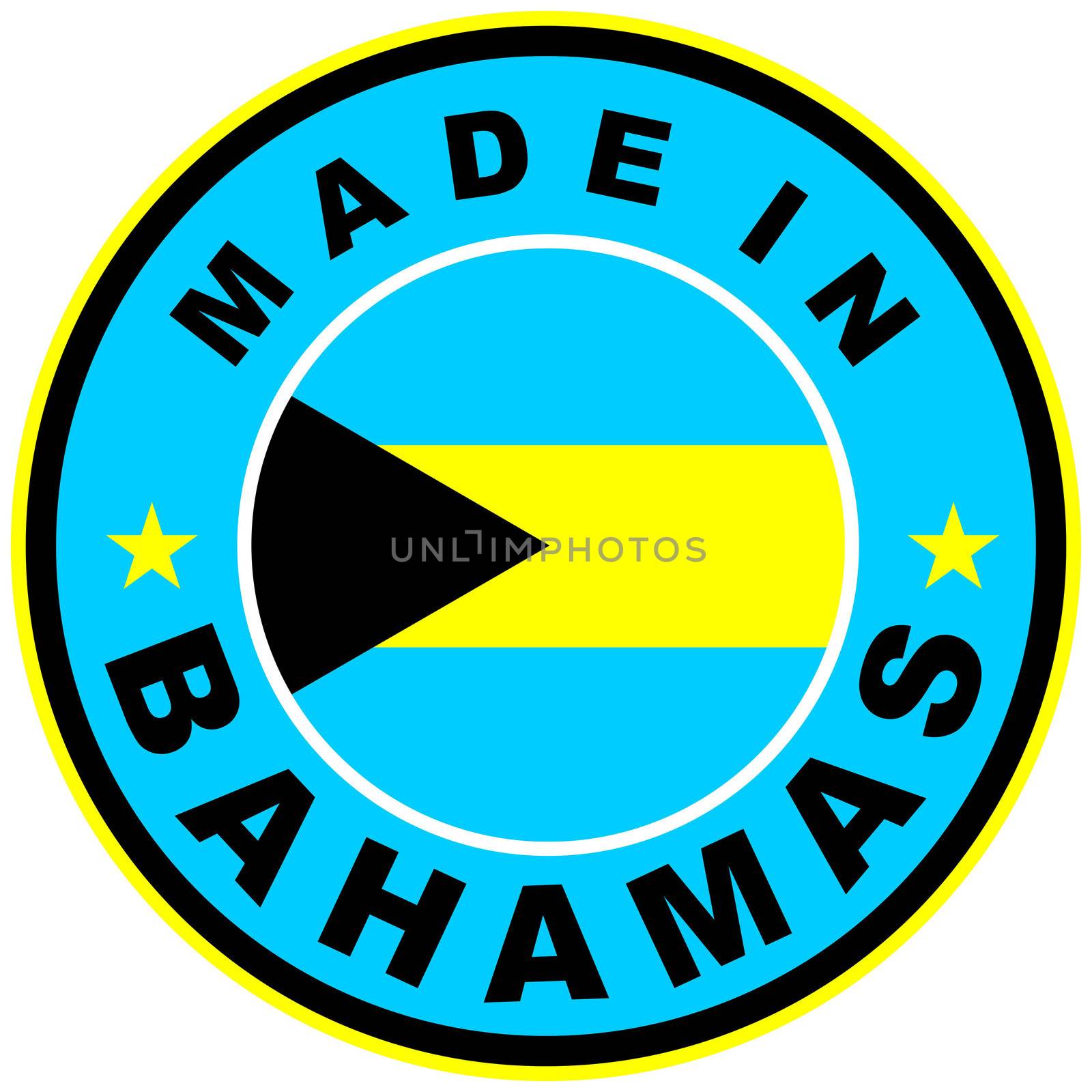 very big size made in bahamas country label