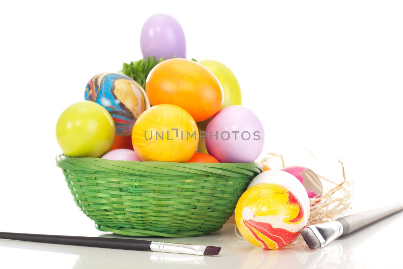 Painted Easter eggs
