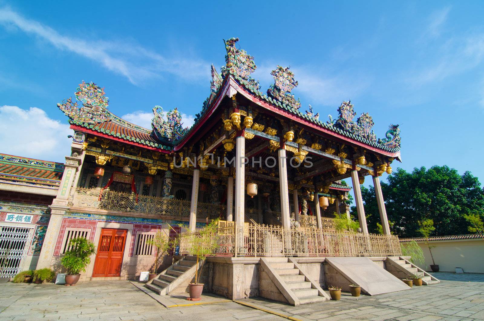 Khoo kongsi temple at penang, world heritage site by yuliang11