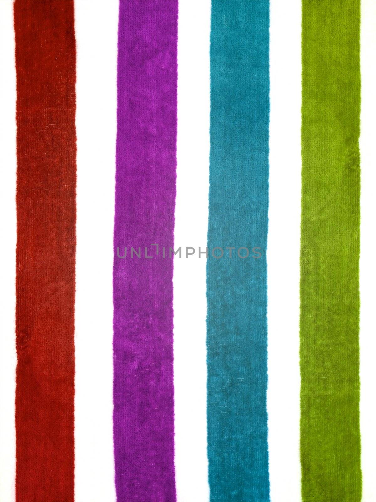 A beach towel isolated against a white background