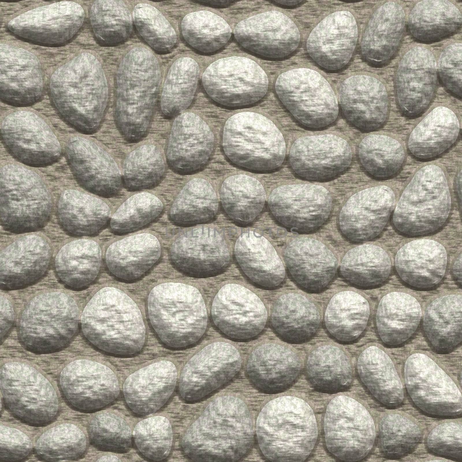 Pavement grey pebble by Nanisimova