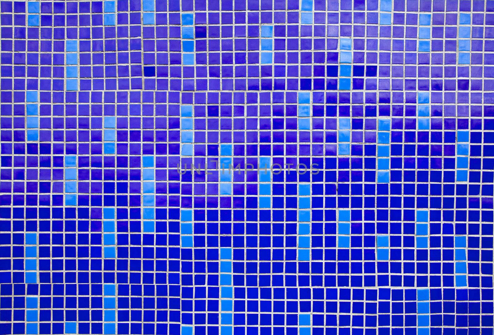 Blue mosaic pattern by RawGroup