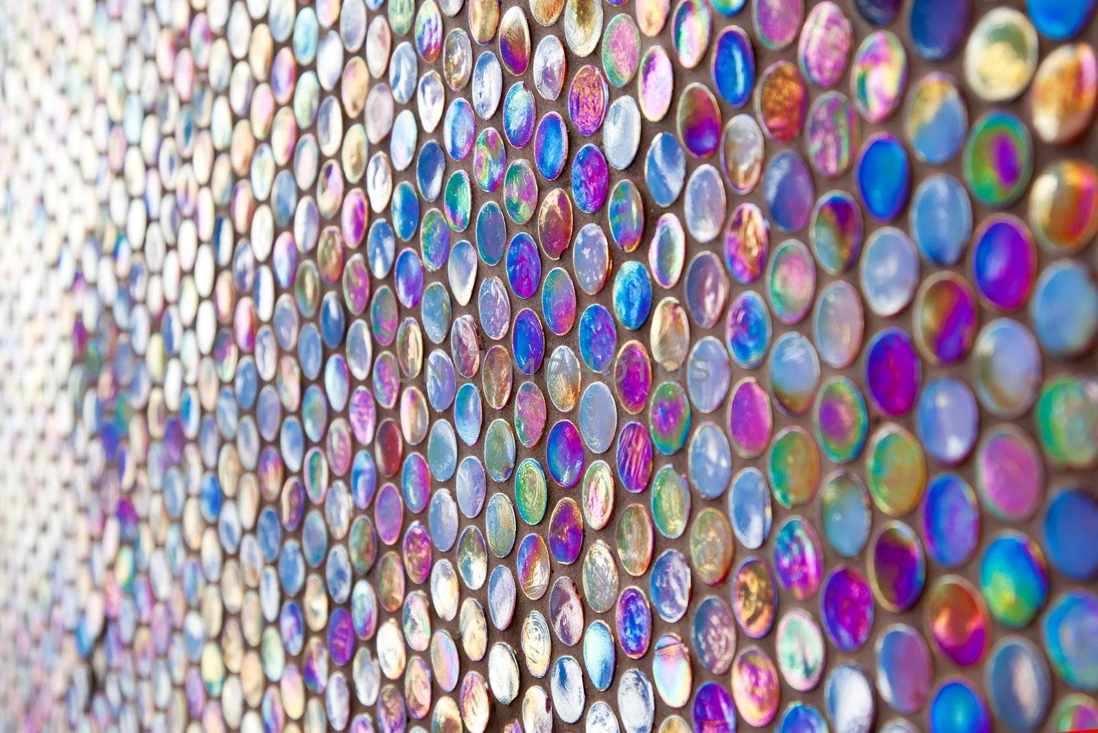 Round glass mosaic pattern by RawGroup