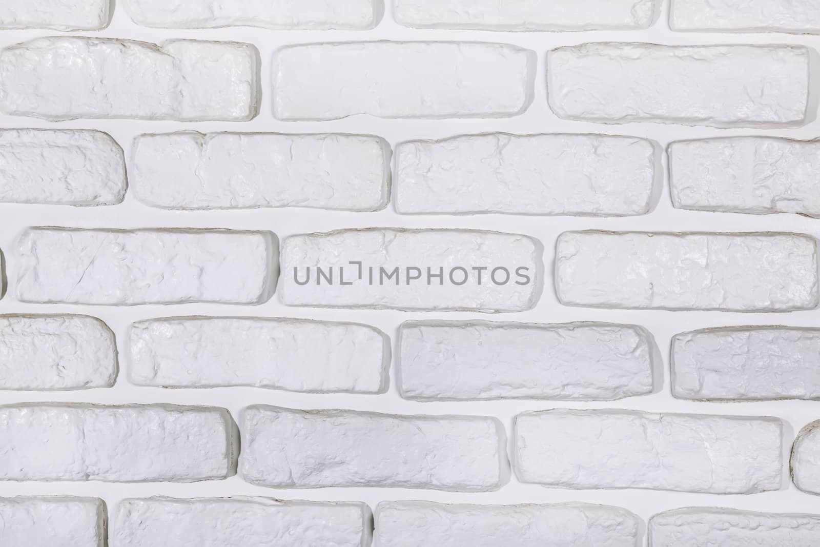 White bricks texture wall background