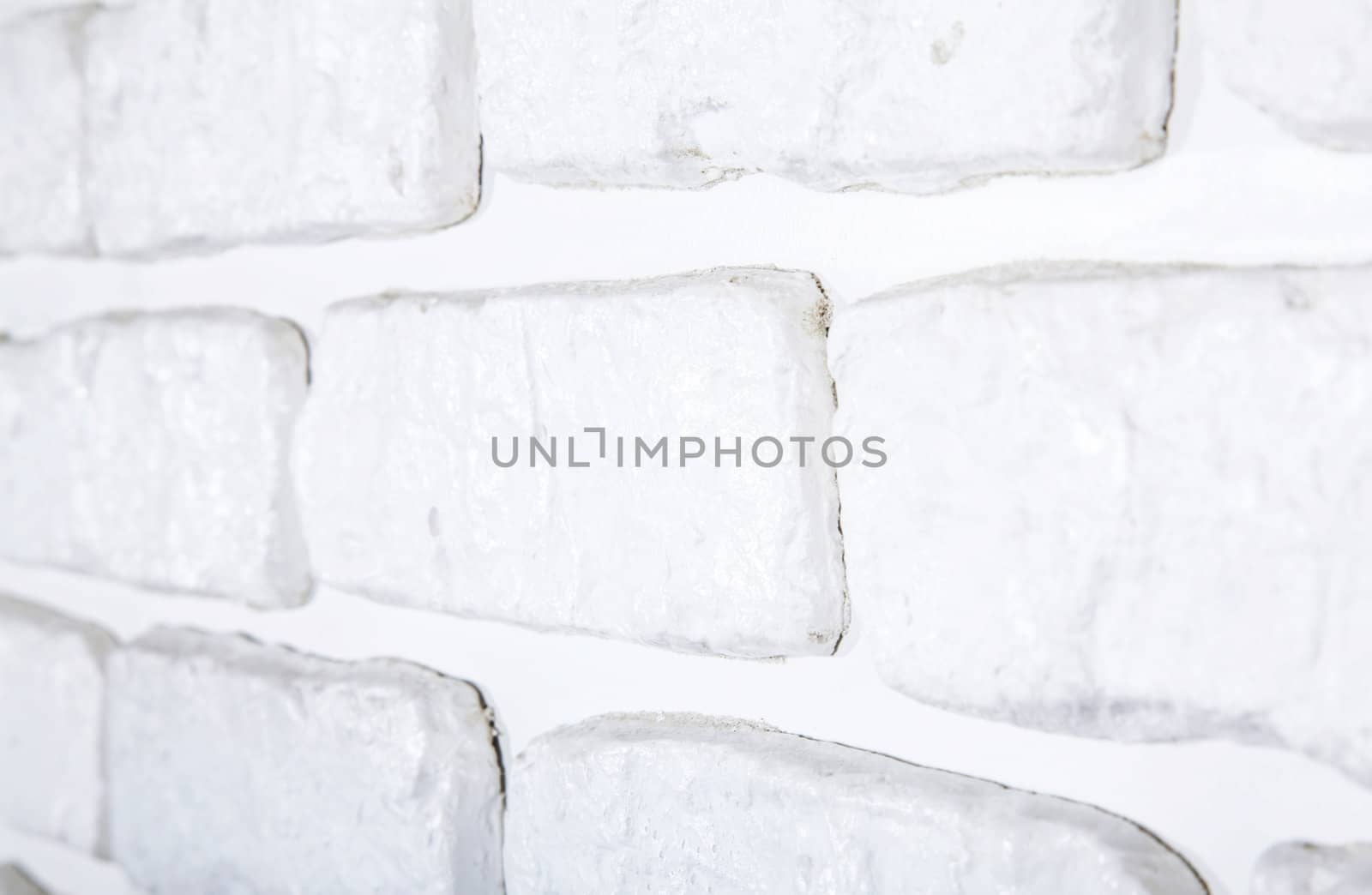 White painted brick wall texture by RawGroup