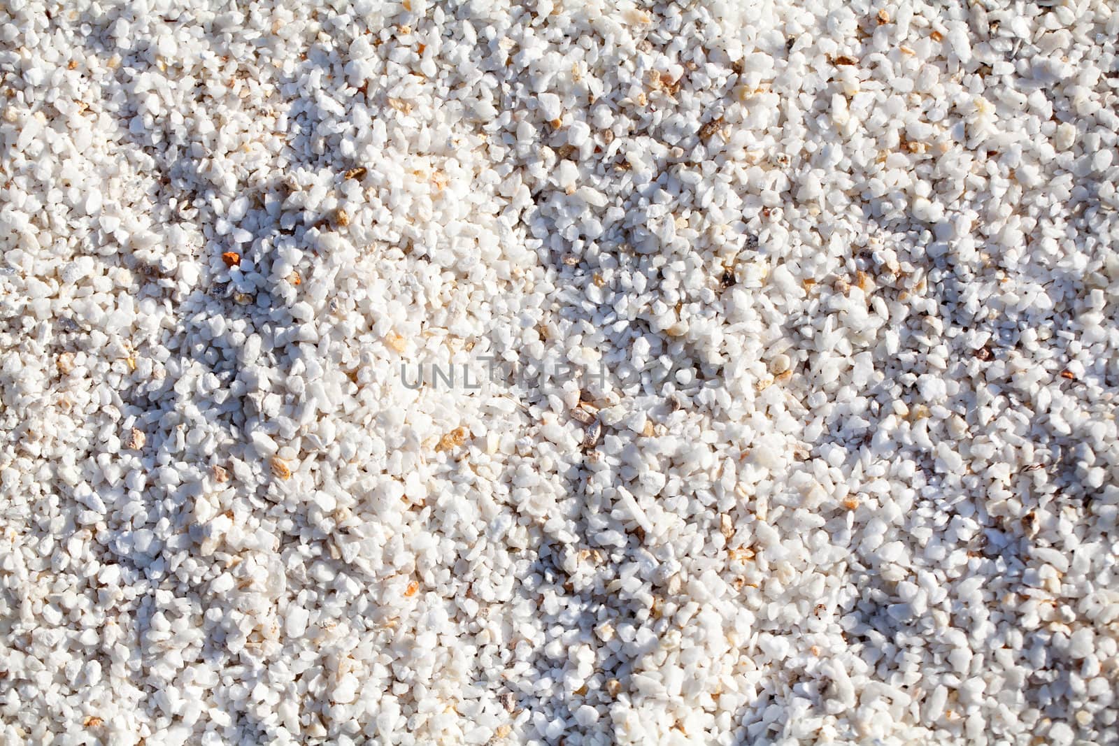 White small stones pattern background