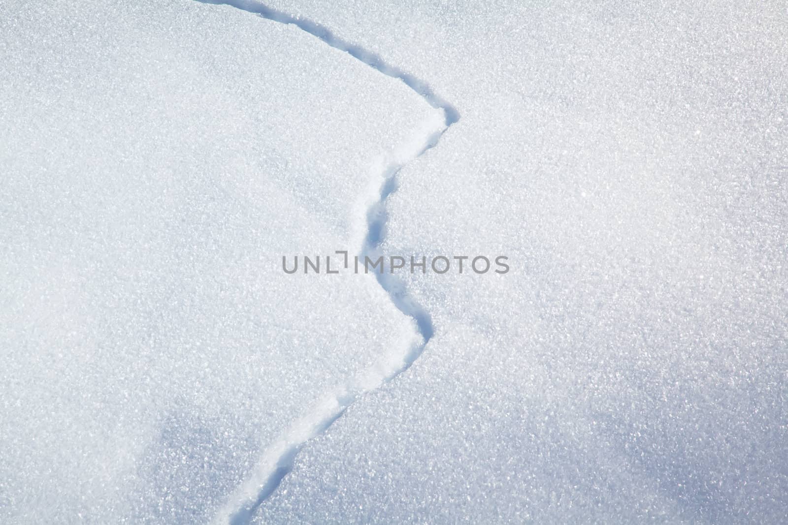 Cracked snow background by RawGroup