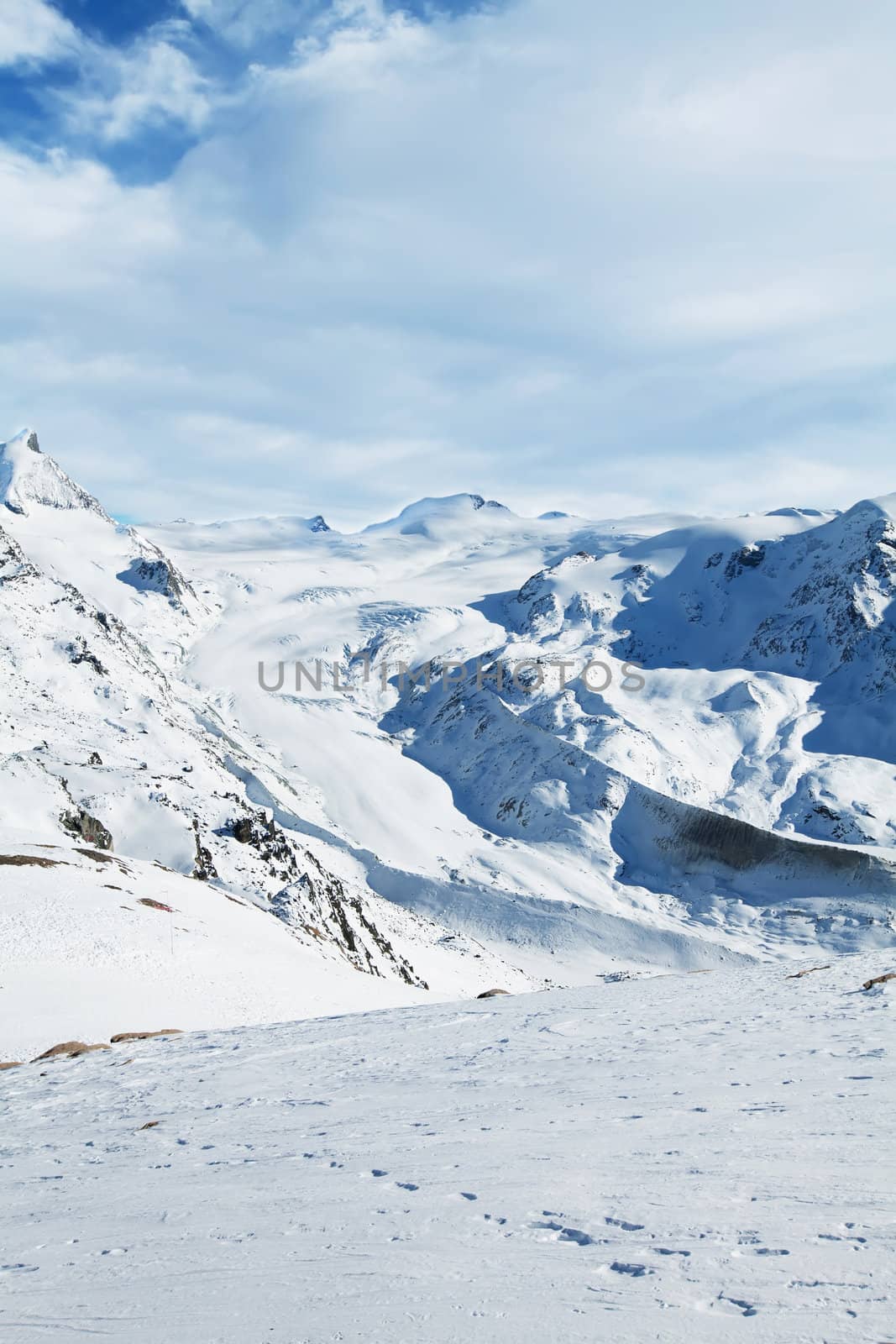 Zermatt snow landscape by RawGroup