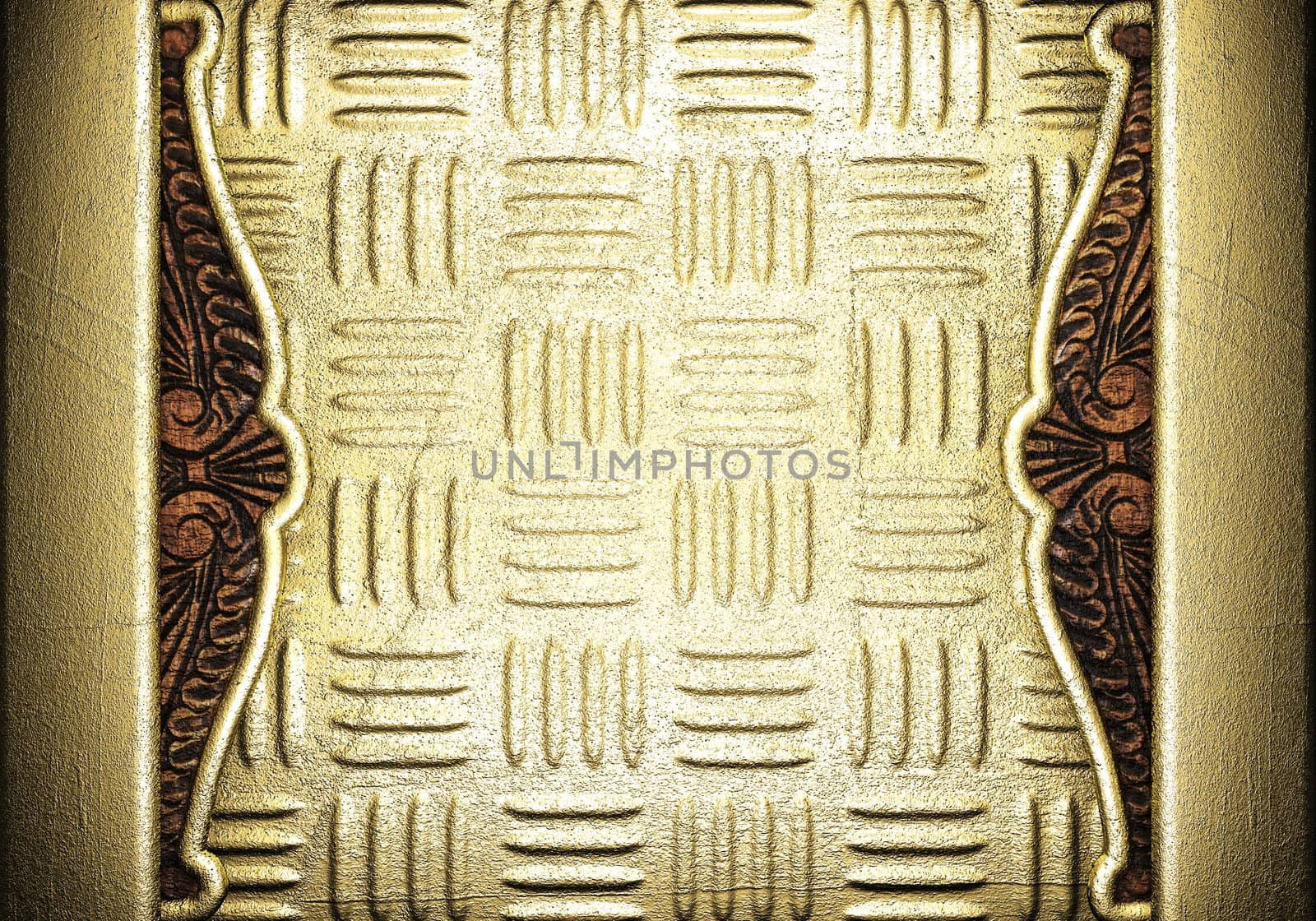 golden background made in 3D