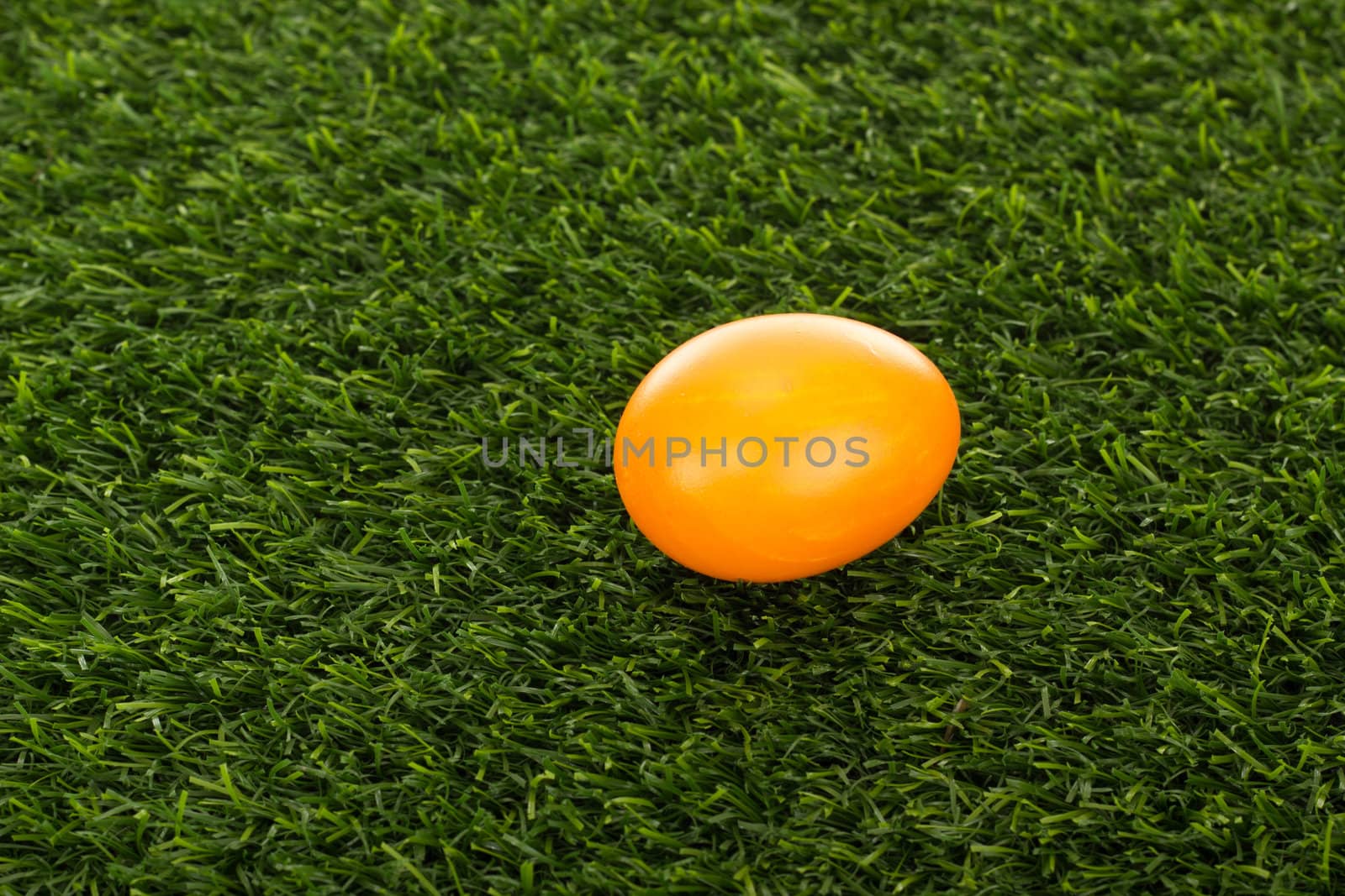 Easter eggs in grass
