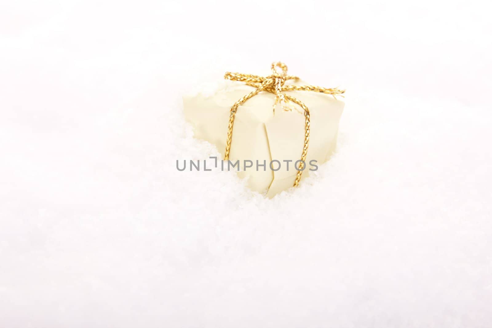 Gift in snow