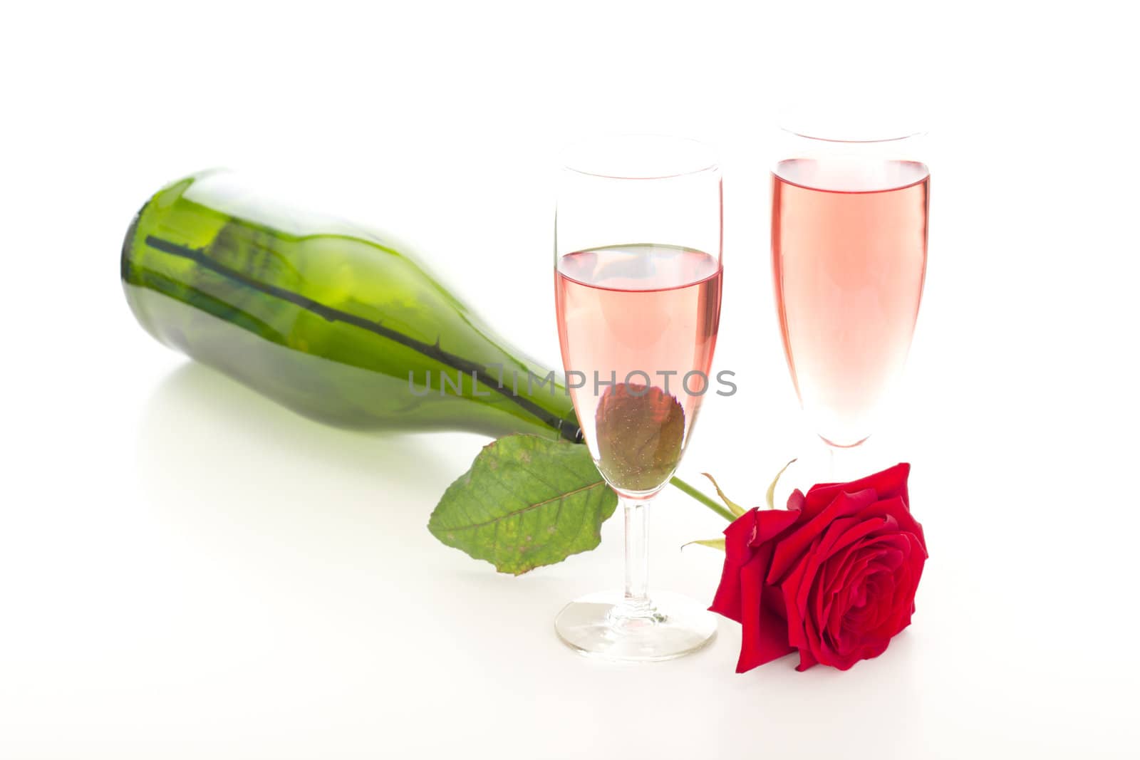 Preparing a romantic dinner