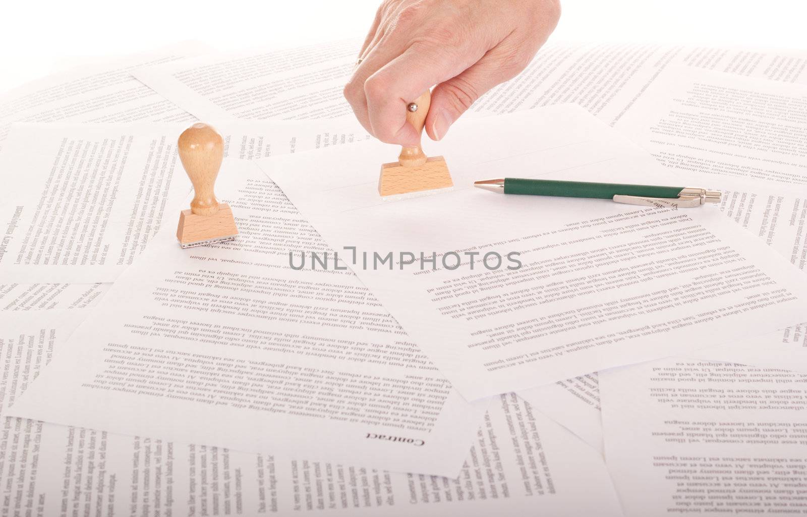 A lot of paperwork