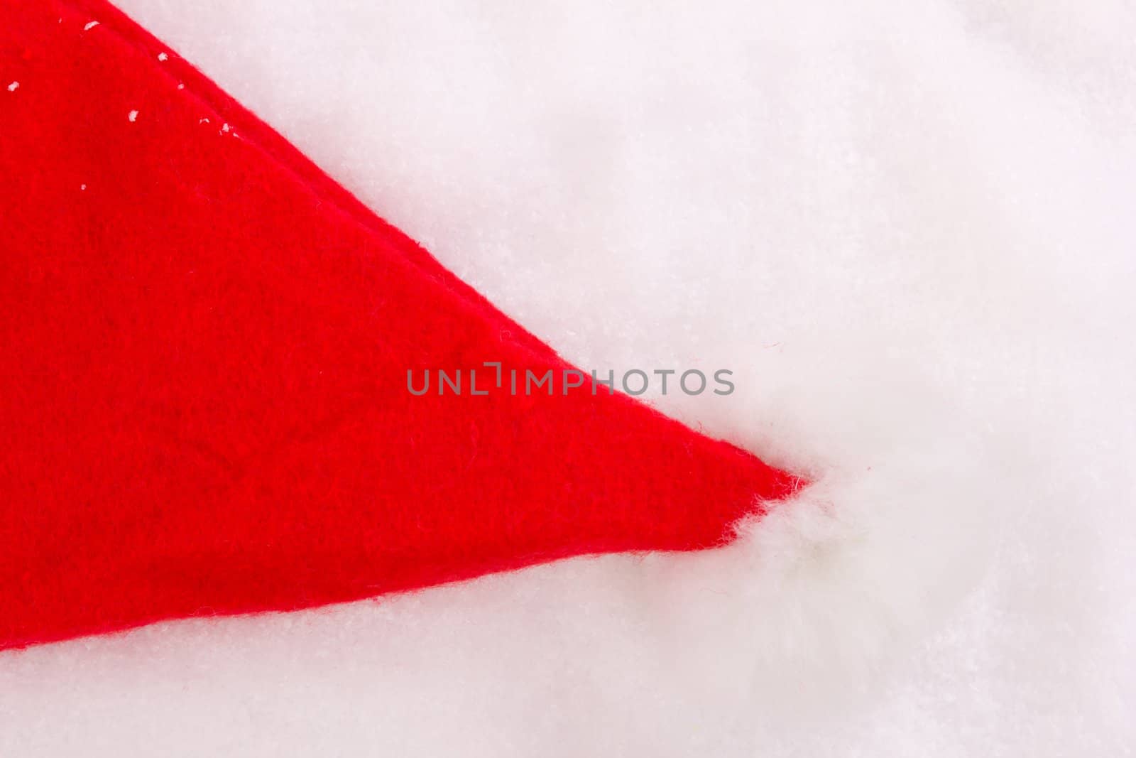 Santa hat in snow