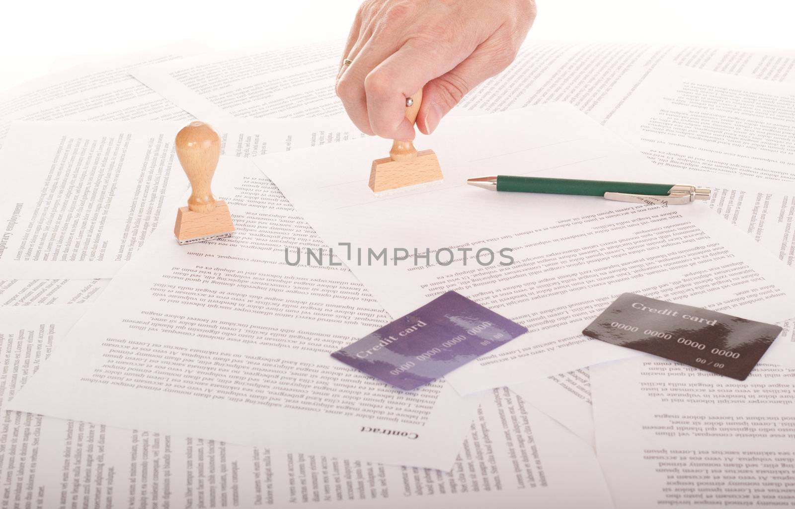 A lot of paperwork