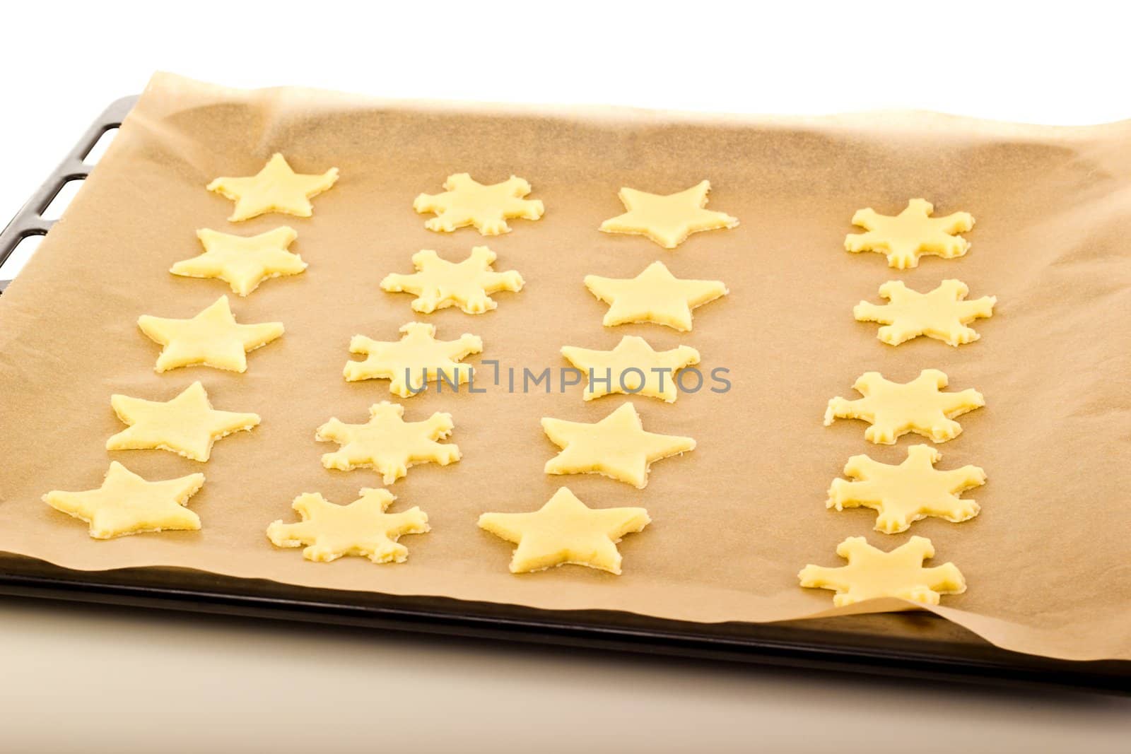 Baking cookies for christmas