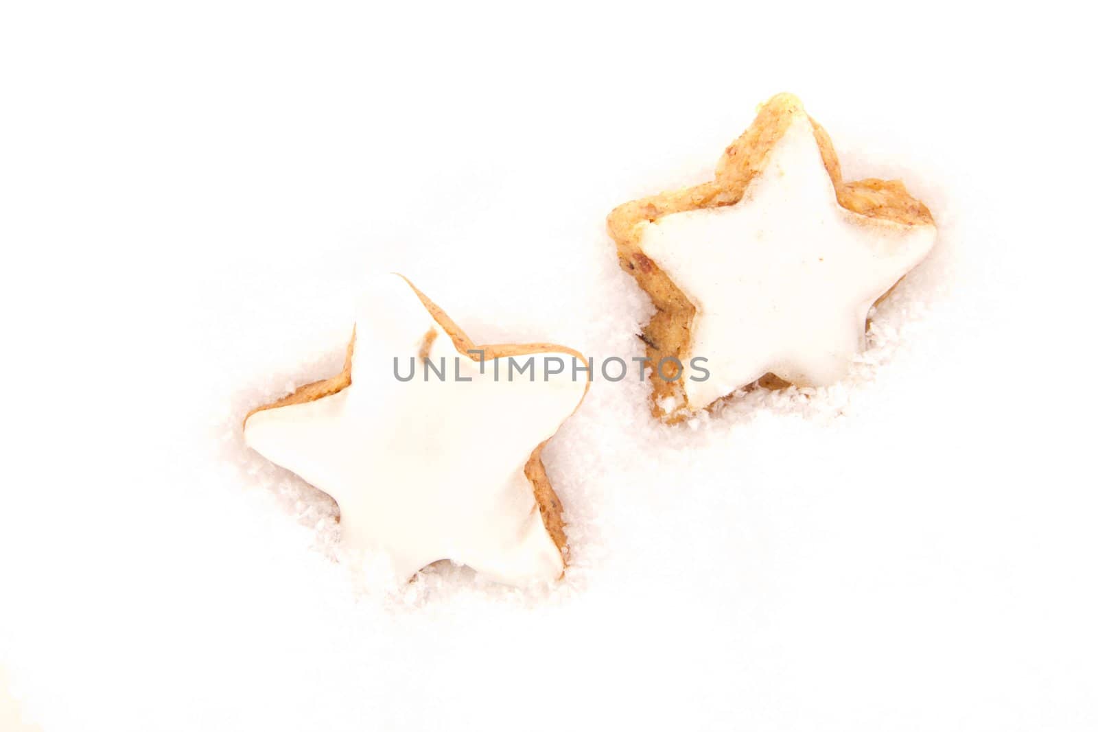 Stars in snow