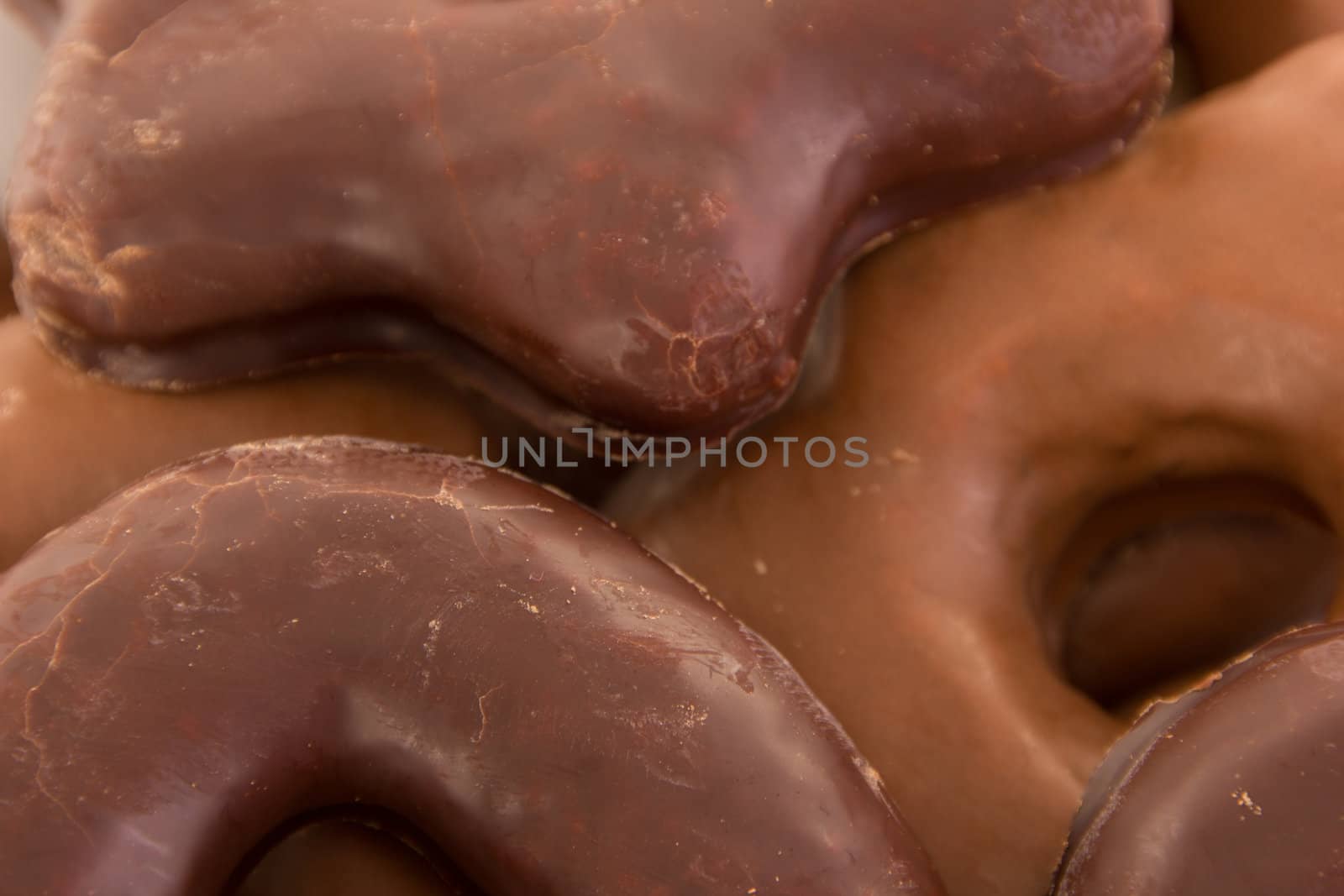 Closeup of some gingerbreads