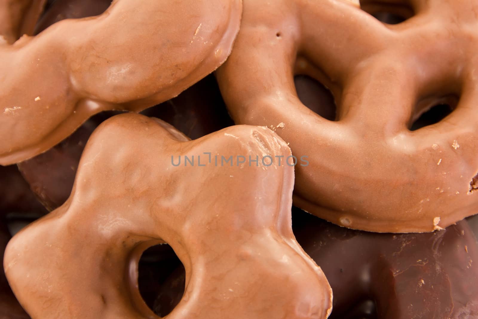 Closeup of some gingerbreads