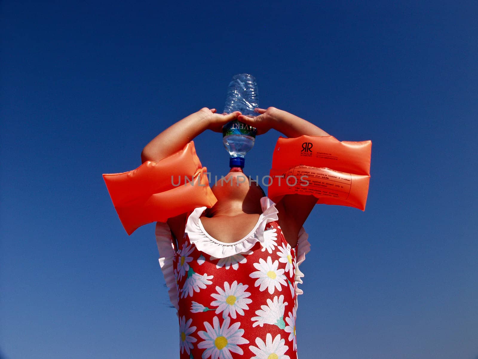 Girl drinking water