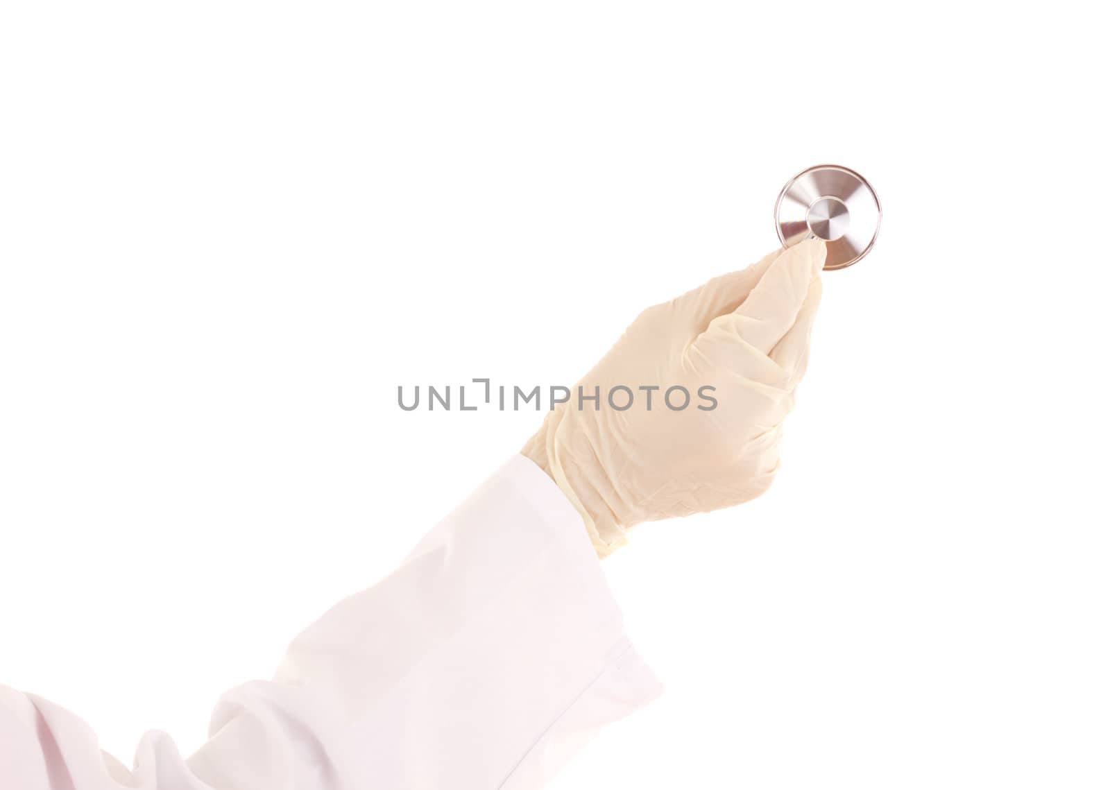 Medical doctor with stethoscope