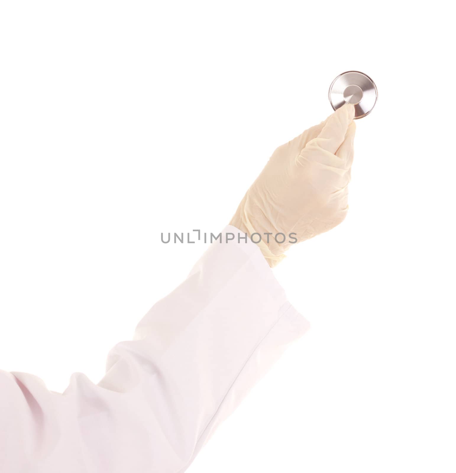 Medical doctor with stethoscope