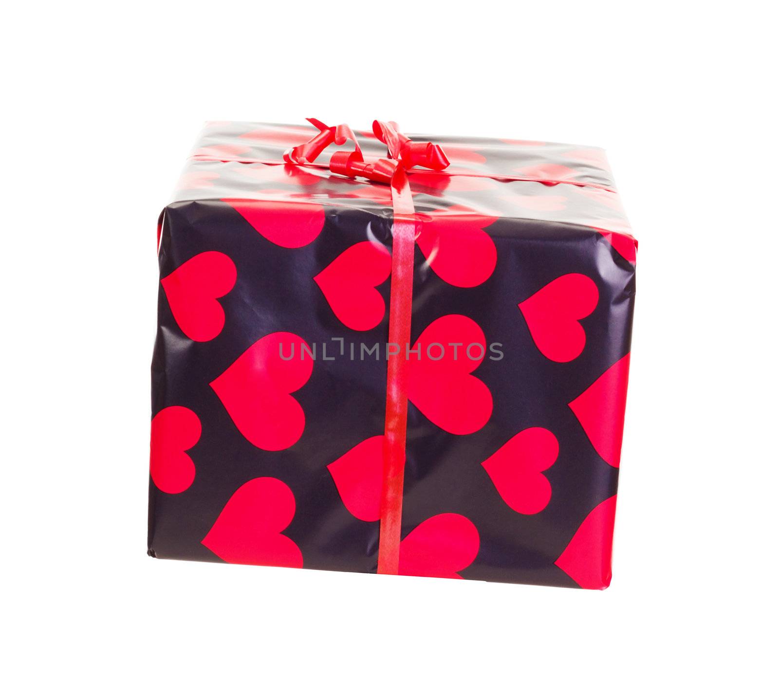 Gift isolated on white background