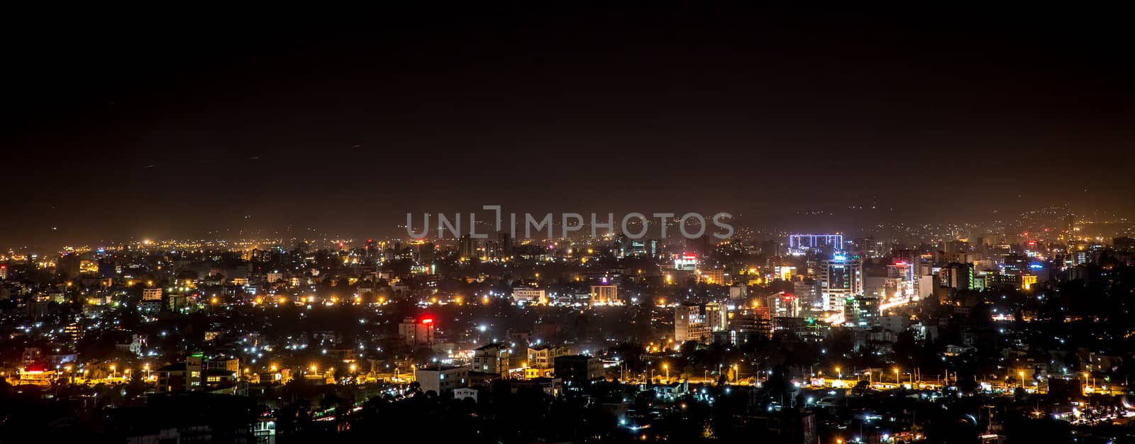 Aerial view of Addis Ababa by derejeb