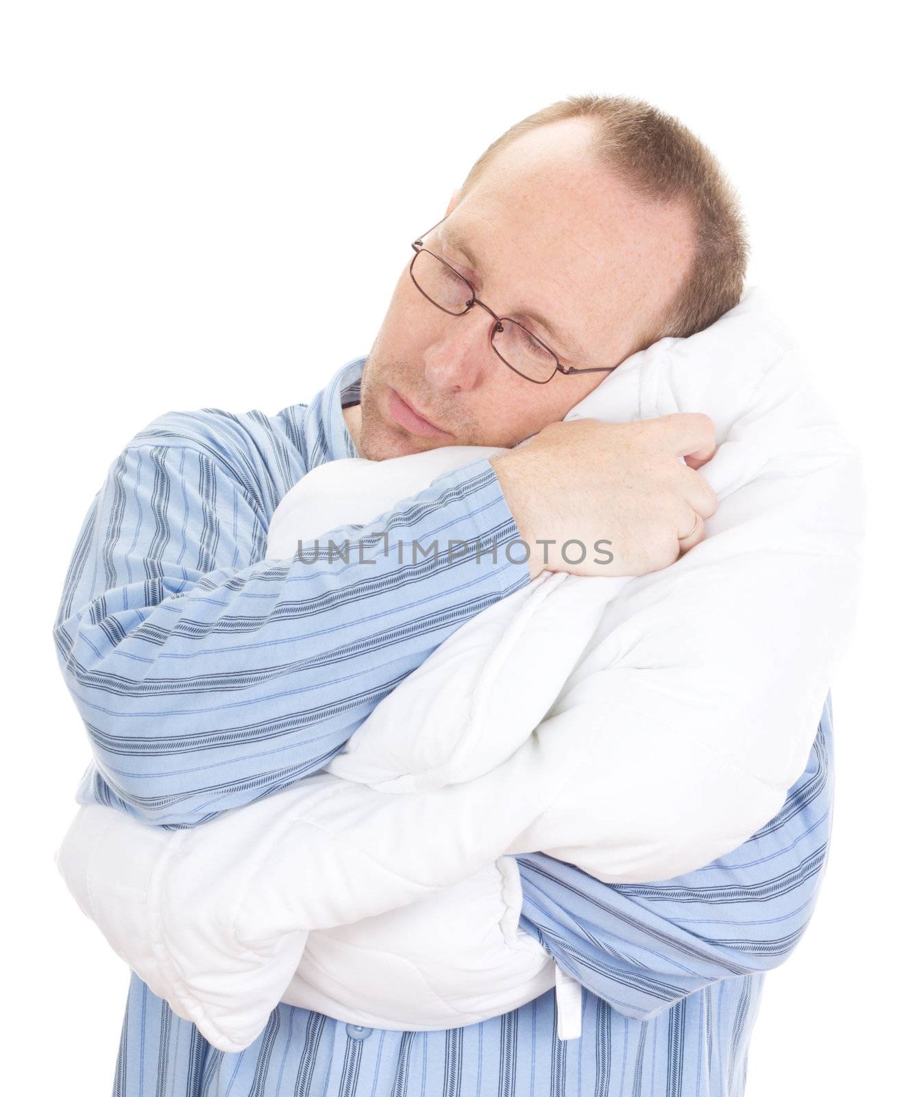Business person sleeping very good