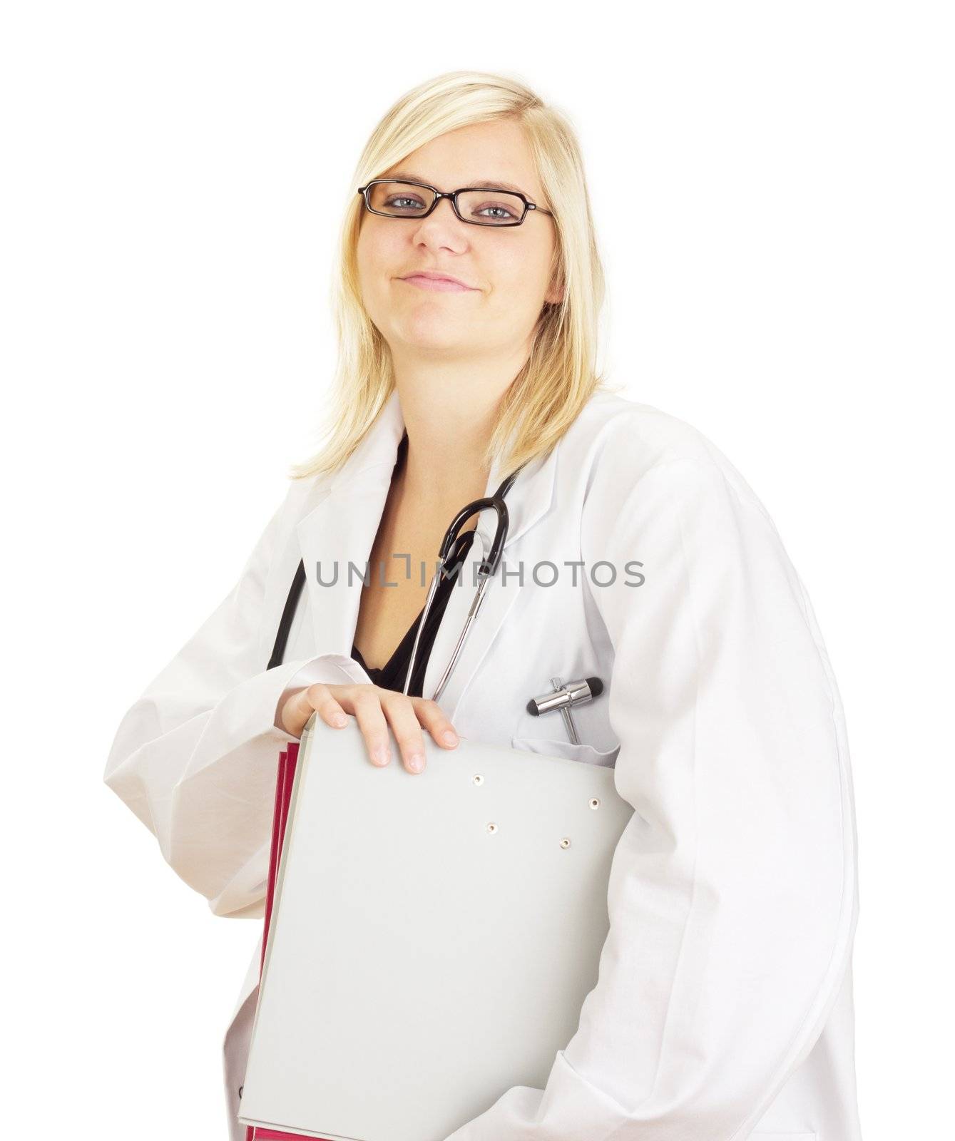 Medical doctor with a lot of work