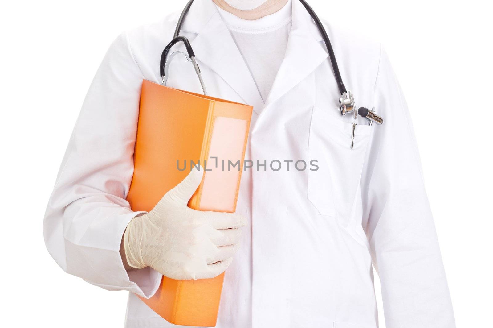 Medical doctor with some documents