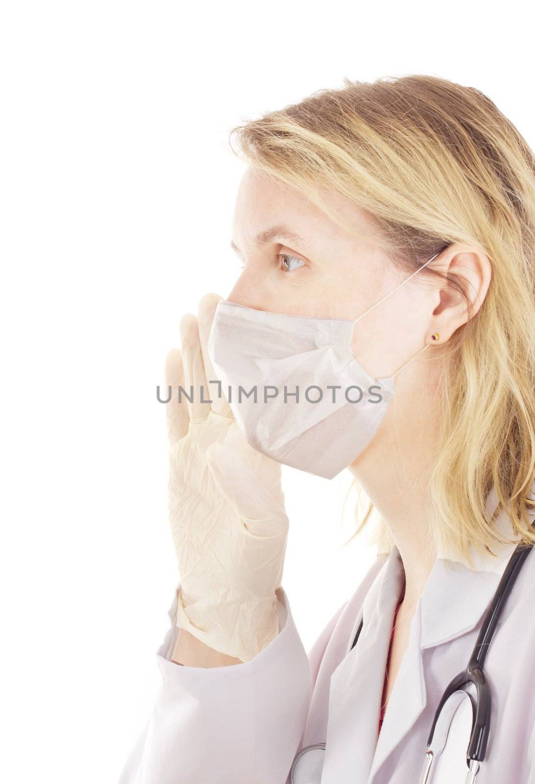 Medical doctor saying something