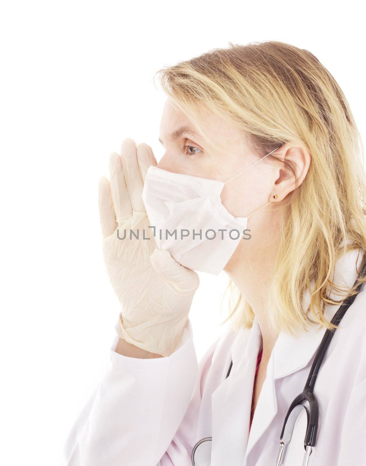 Medical doctor saying something