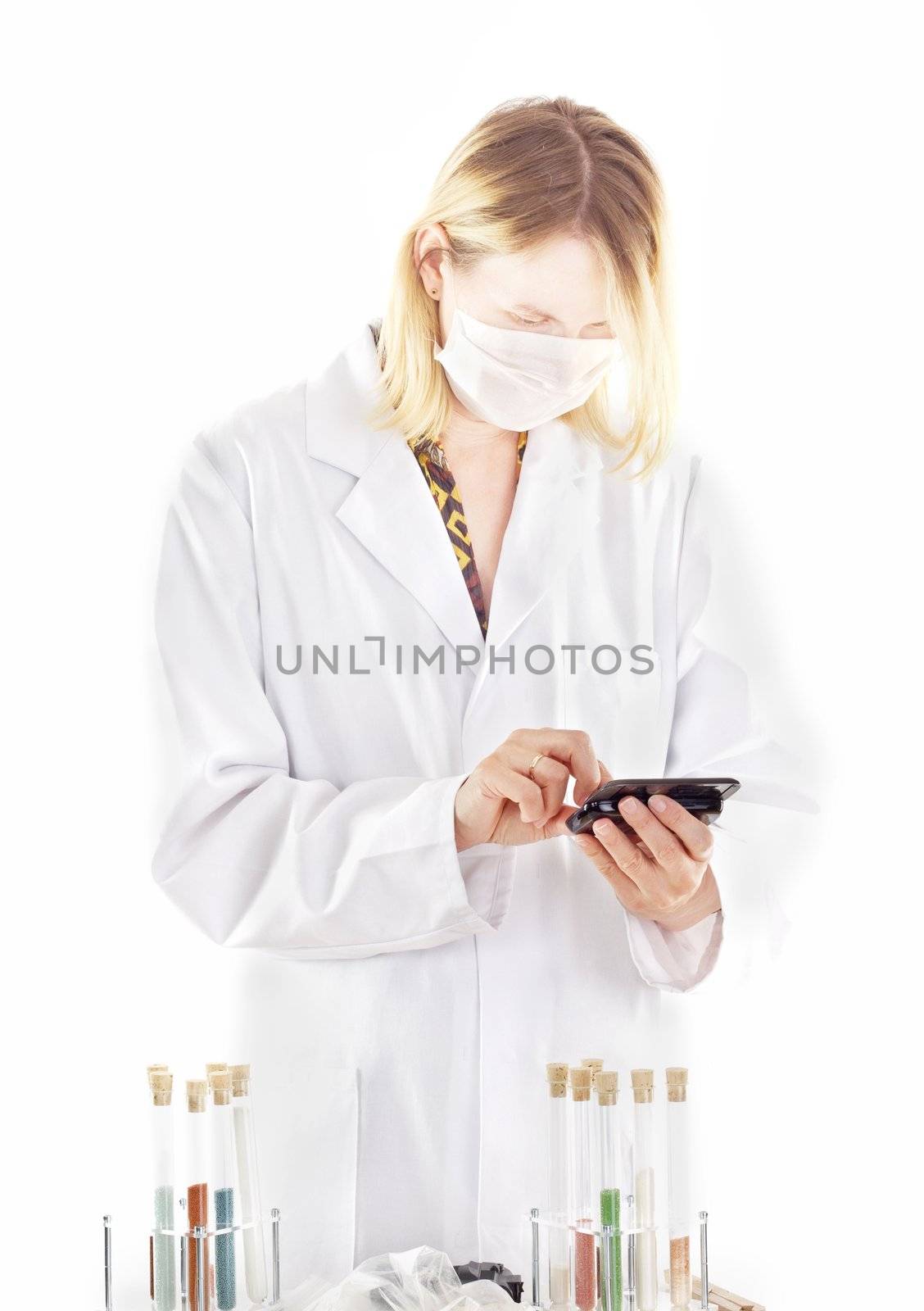 Person working in pharmaceutical laboratory