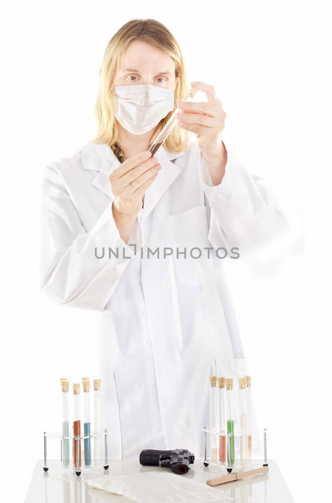 Person working in pharmaceutical laboratory