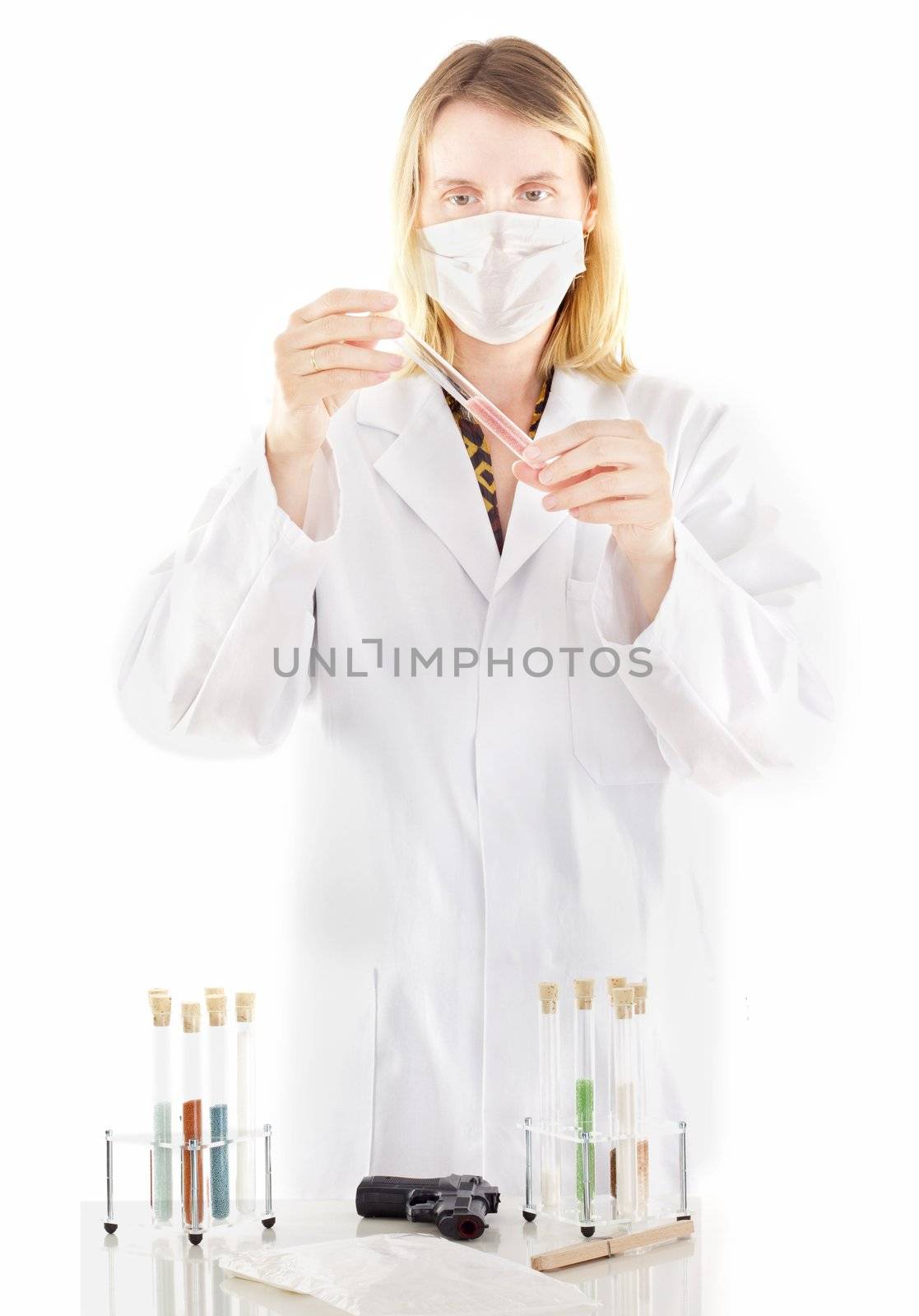 Person working in pharmaceutical laboratory