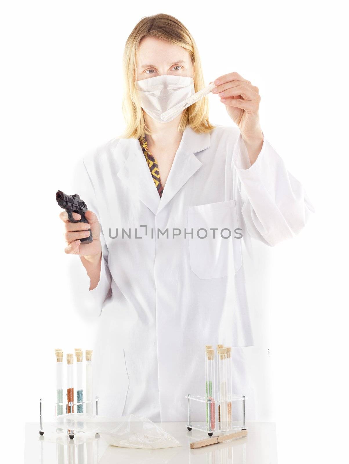 Person working in pharmaceutical laboratory