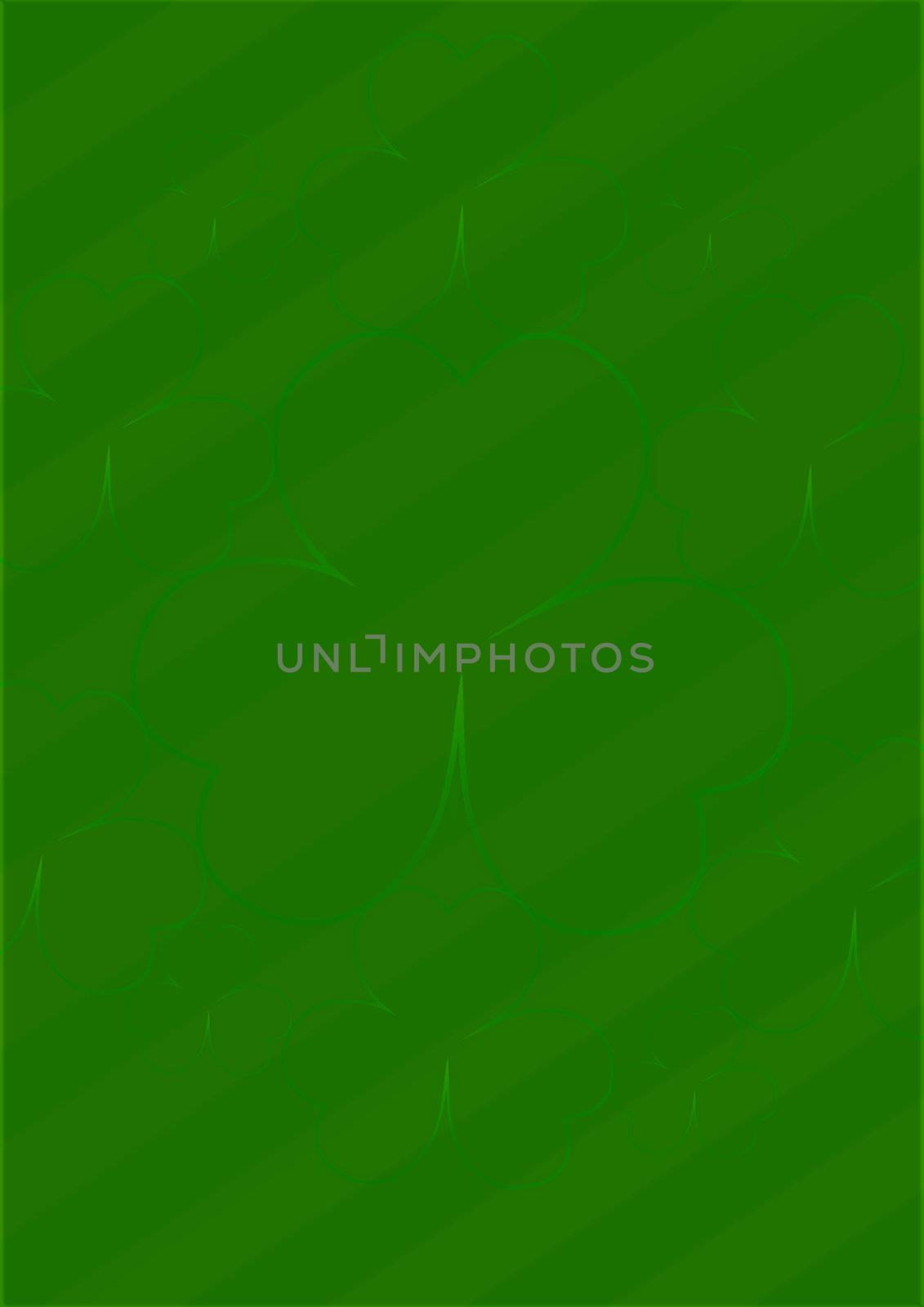 St Patricks Day Abstract backdrop whith three-leaf clover